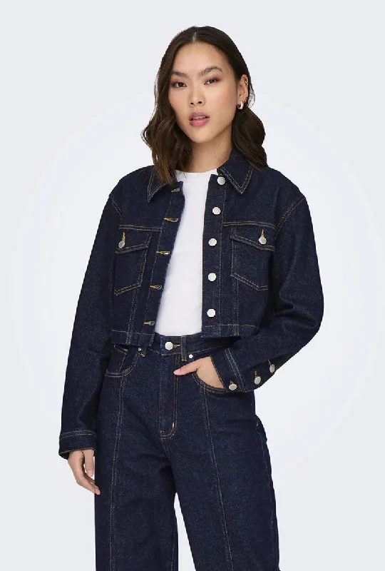 ONLY HEATHER RINSE DENIM JACKET