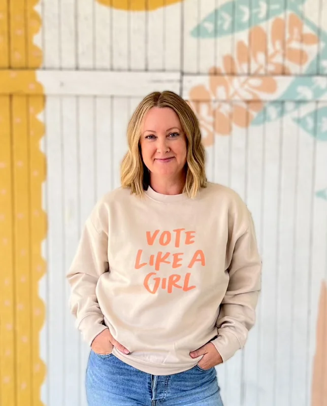 Vote Like a Girl Sweatshirt