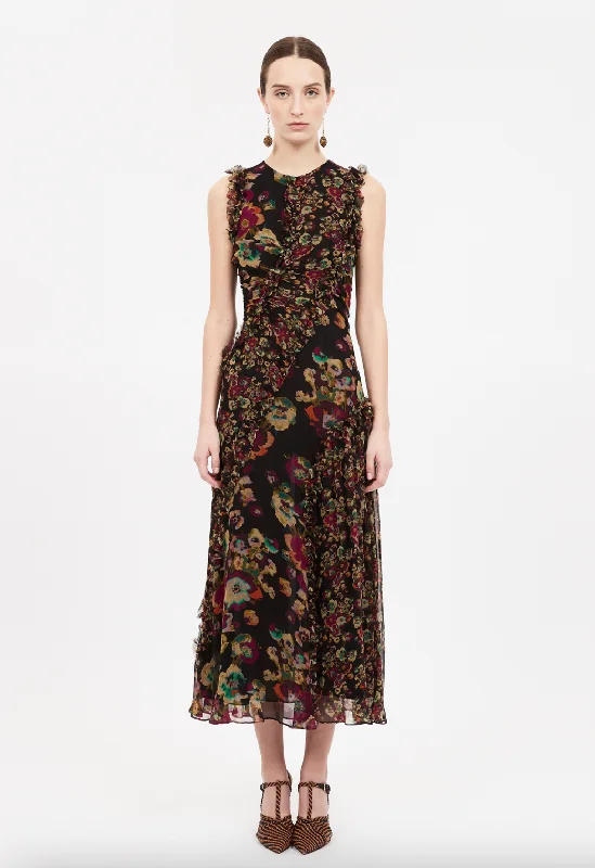 Avrelie Dress - Cosmic Floral