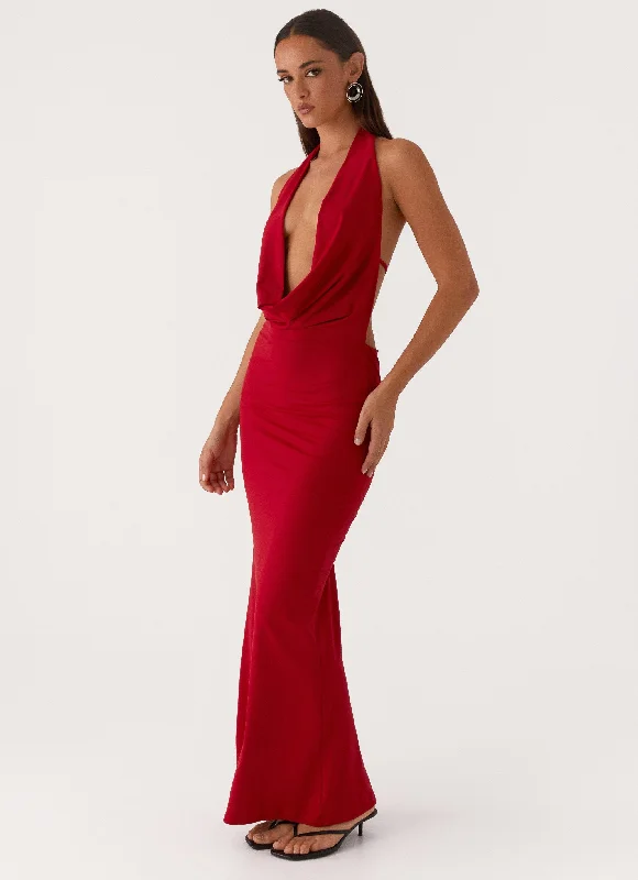 Dedicated Maxi Dress - Red