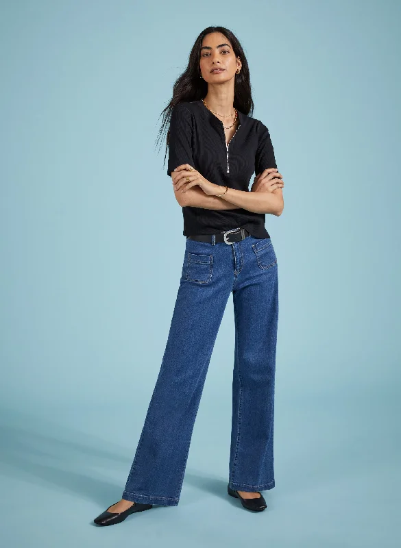 Lou Organic Cotton Stretch Jeans - Petite