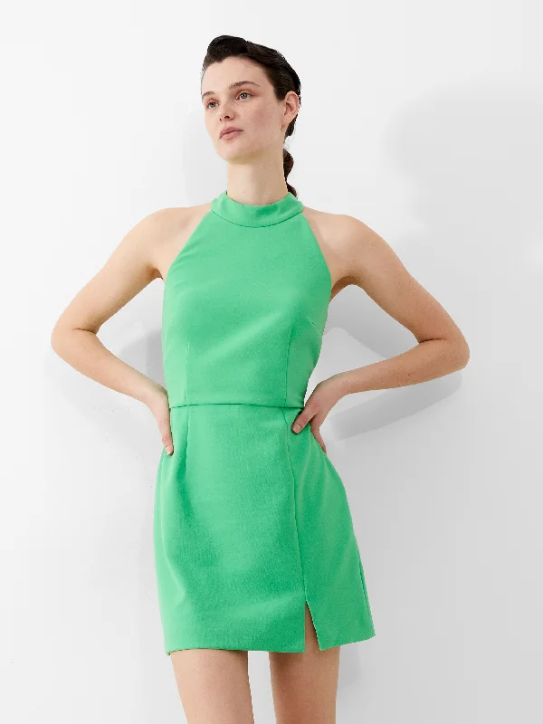 Whisper Racer Neck Dress