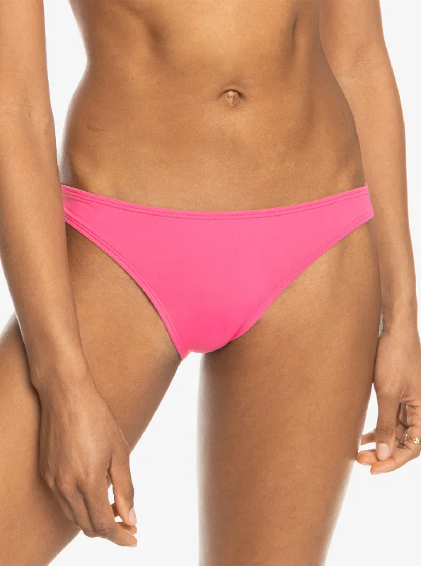 Beach Classics Moderate Bikini Bottoms - Shocking Pink