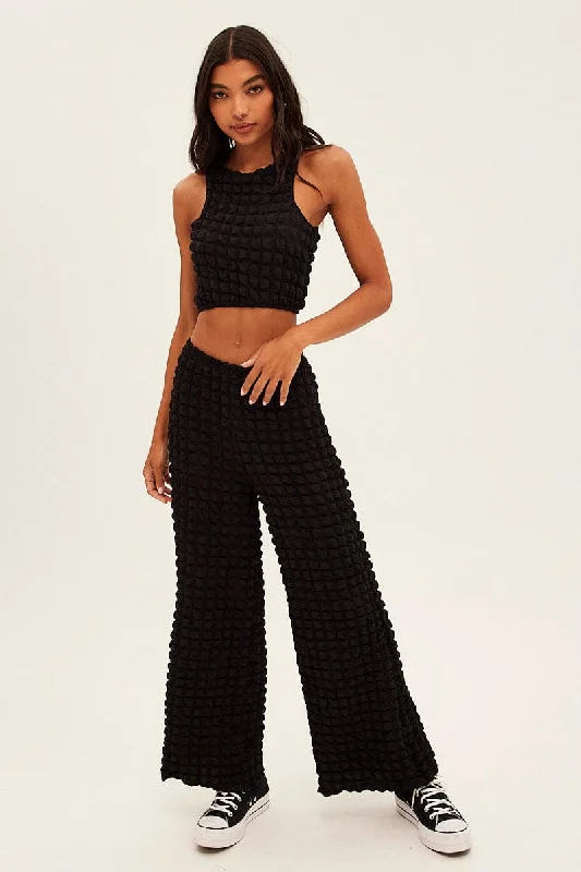 Black Wide Leg Pants