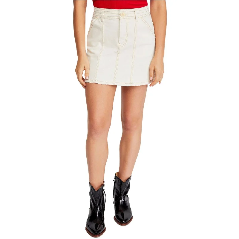 Free People Womens Lennox Mini Skirt