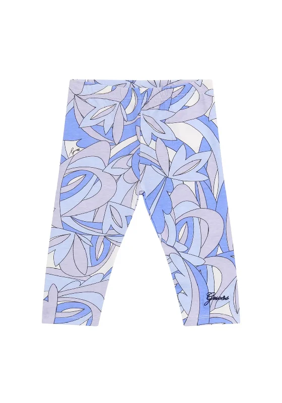 Guess Girl All Over Print Legging, Blue