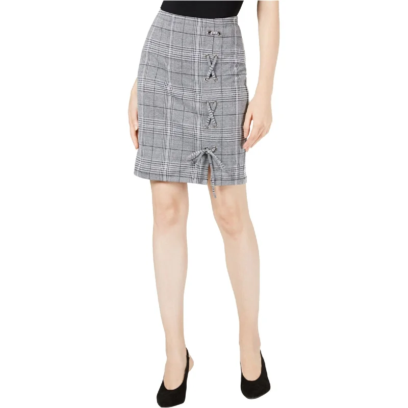 Project 28 Womens Lace-Up Pencil Skirt