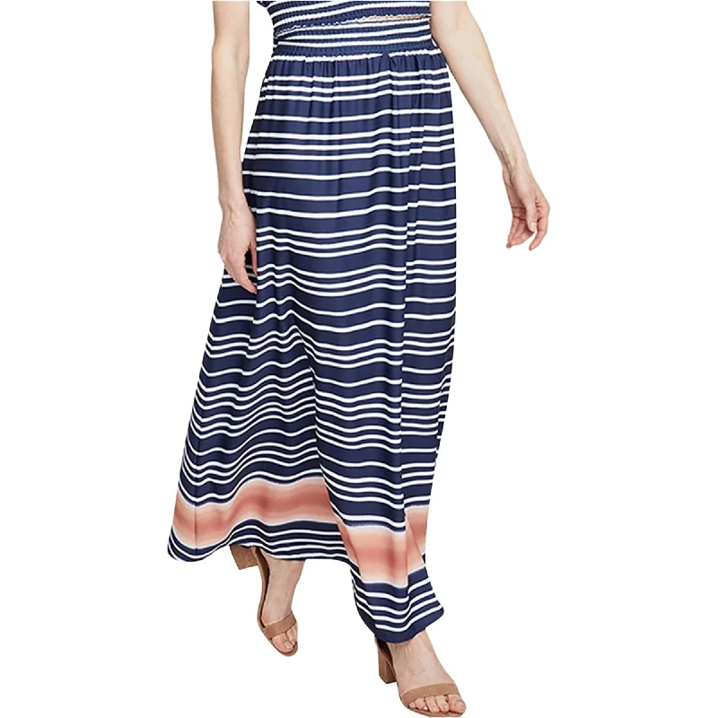 Rachel Roy Womens Striped Maxi Skirt