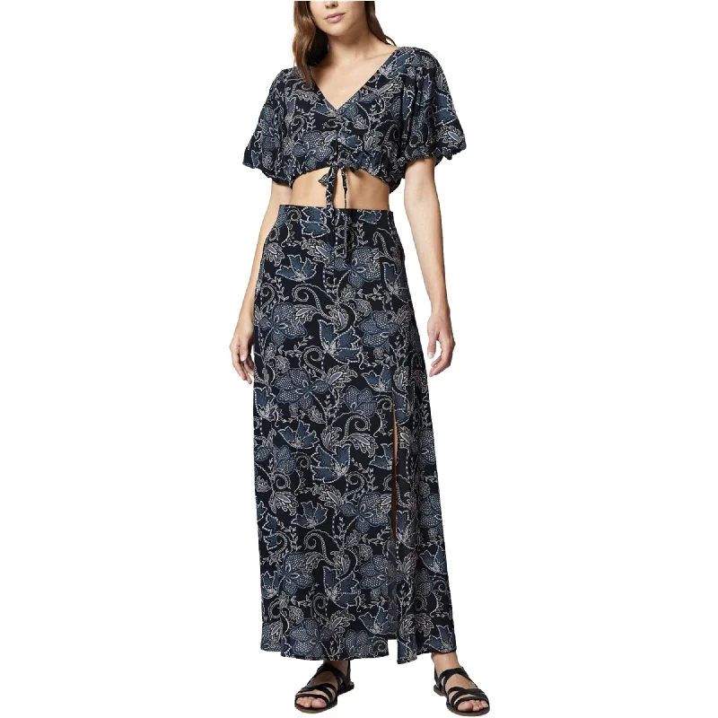 Sanctuary Clothing Womens 2 Piece Crop Top Maxi Skirt