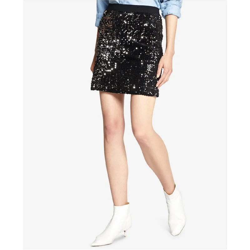 Sanctuary Clothing Womens Sequin Mini Skirt