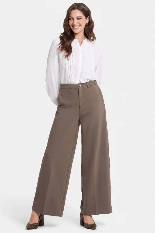 Whitney Trouser Pants - Dark Wood