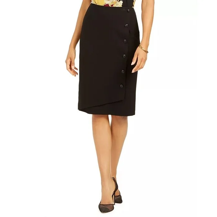 Kasper Women's Pencil Skirt Black Size 4